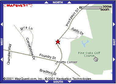 Click Map for more detail from Map Quest